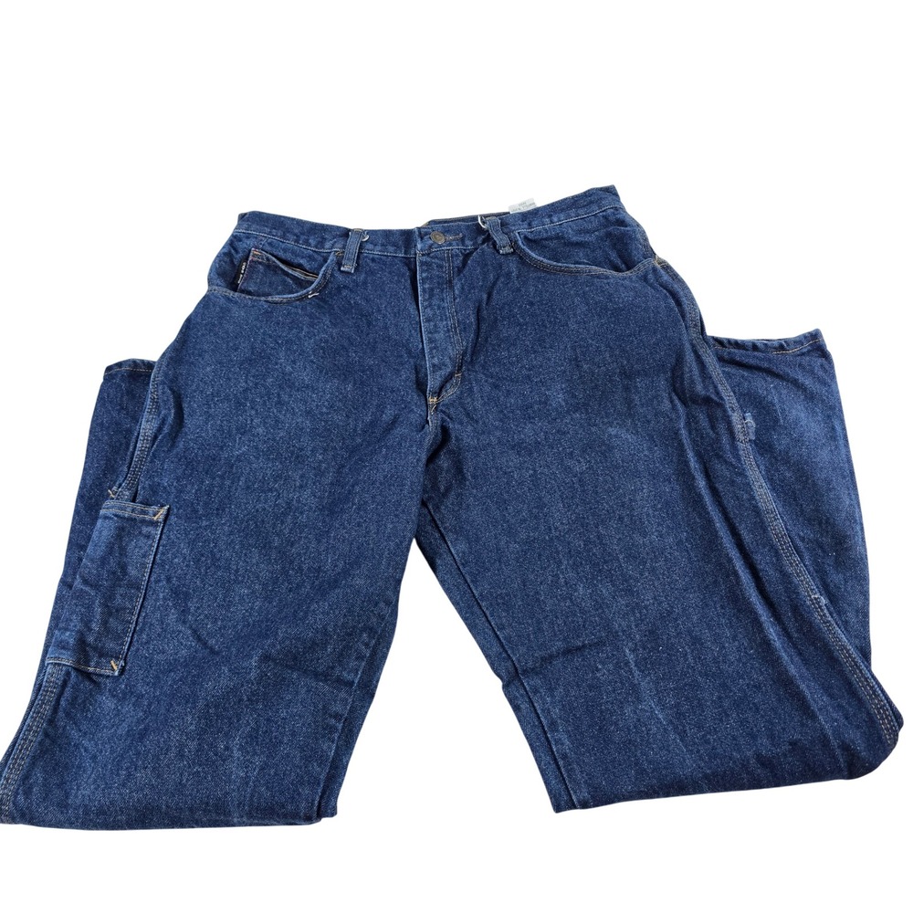 Bulwark FR Flame Resistant Carpenter Jeans Blue CAT 2 PEJ8SW1 Mens 36x34